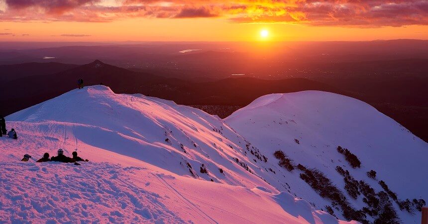 Mount Buller Return on a different day tour Sunset views from Summit