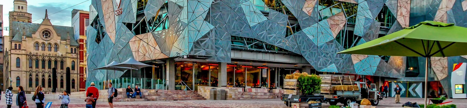 What is Federation Square known for?
