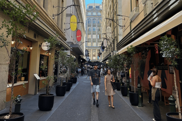 Degraves Street in Melbourne