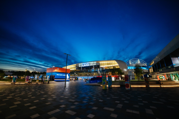 Grounds outside the tennis centre