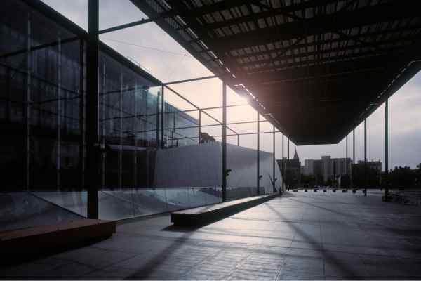 Outside Melbourne Museum