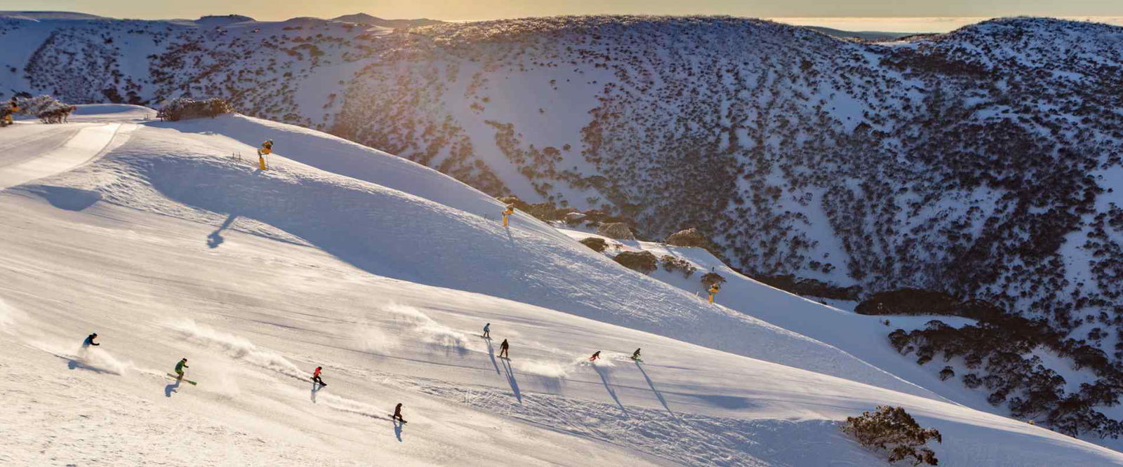 Snowy Mount Hotham outside of Melbourne in Victoria