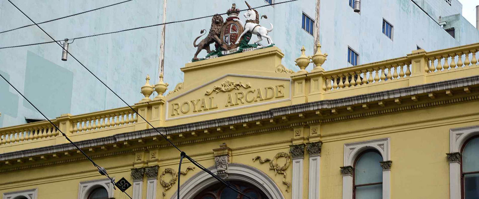 Royal Arcade building in Melbourne